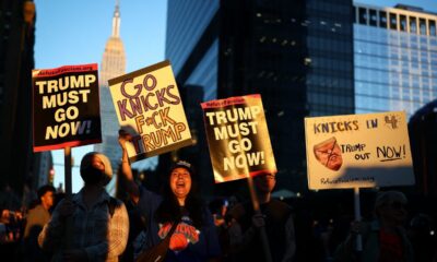 Why the Internet Thinks Trump Just Cursed the Knicks at the NBA Finals